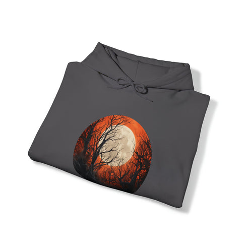 Halloween Harvest Moon - Graphic Hooded Sweatshirt